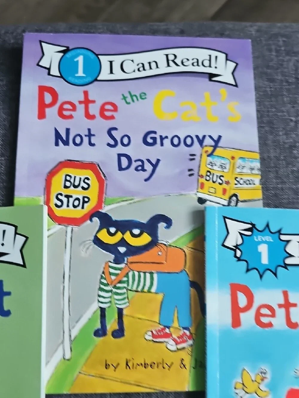 Pete the Cat I Love My Buttons Game 3 Book Set Educational Boy Girl Toddler